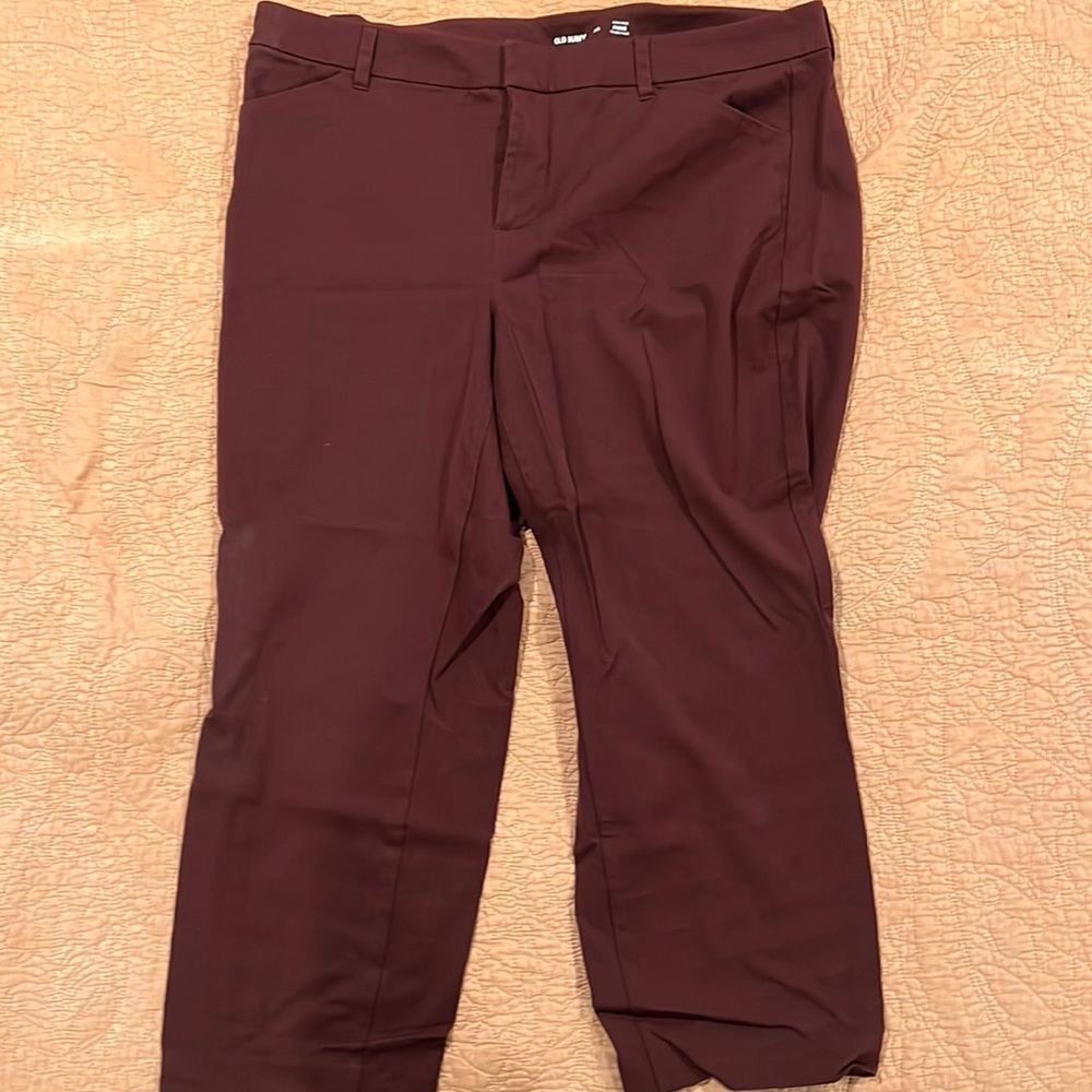 Old Navy Wine Dress Pants